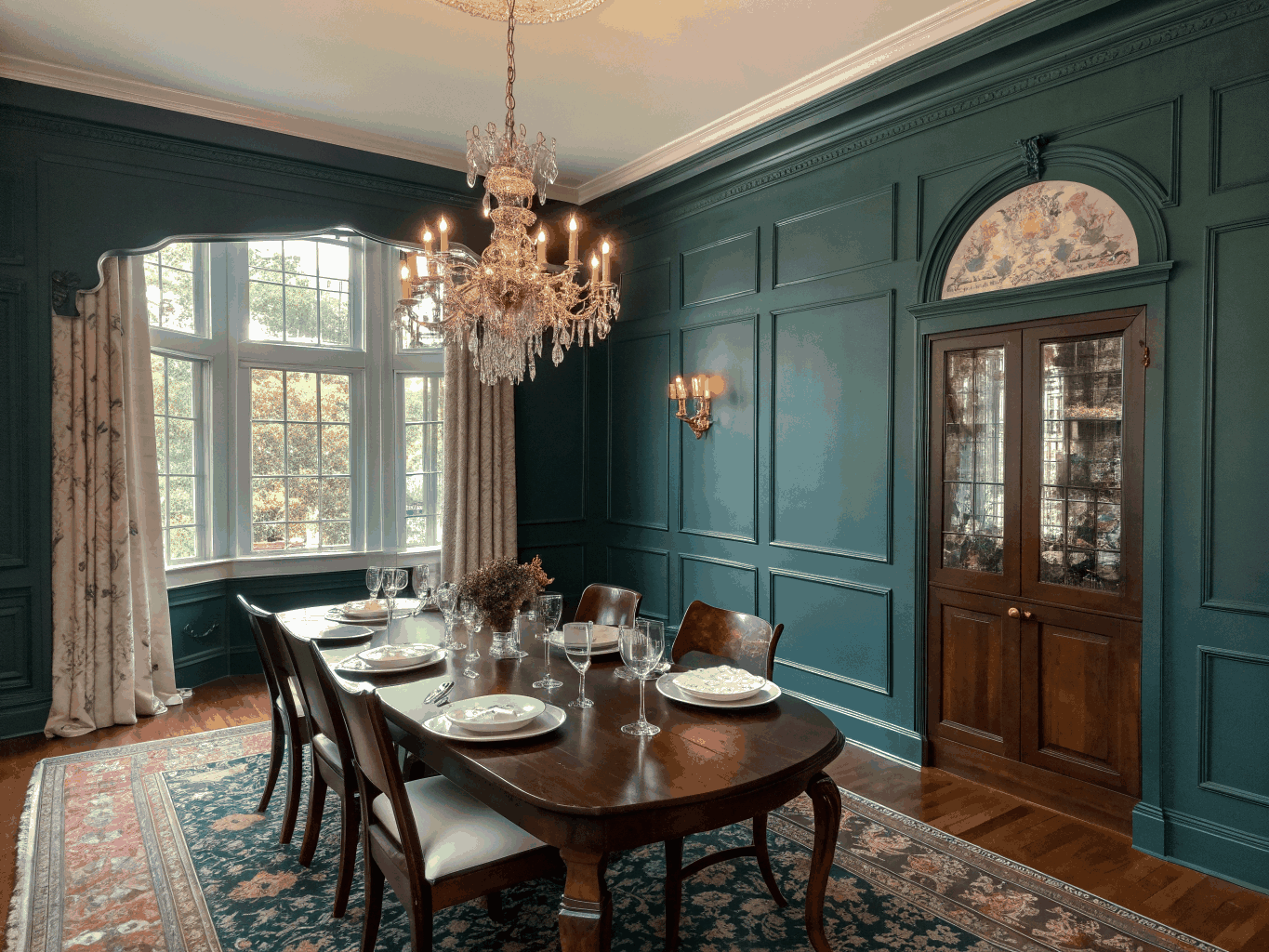 Georgian wall paneling and architectural woodwork