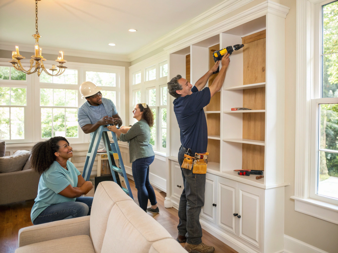 Prestige Complete Construction team managing a residential project