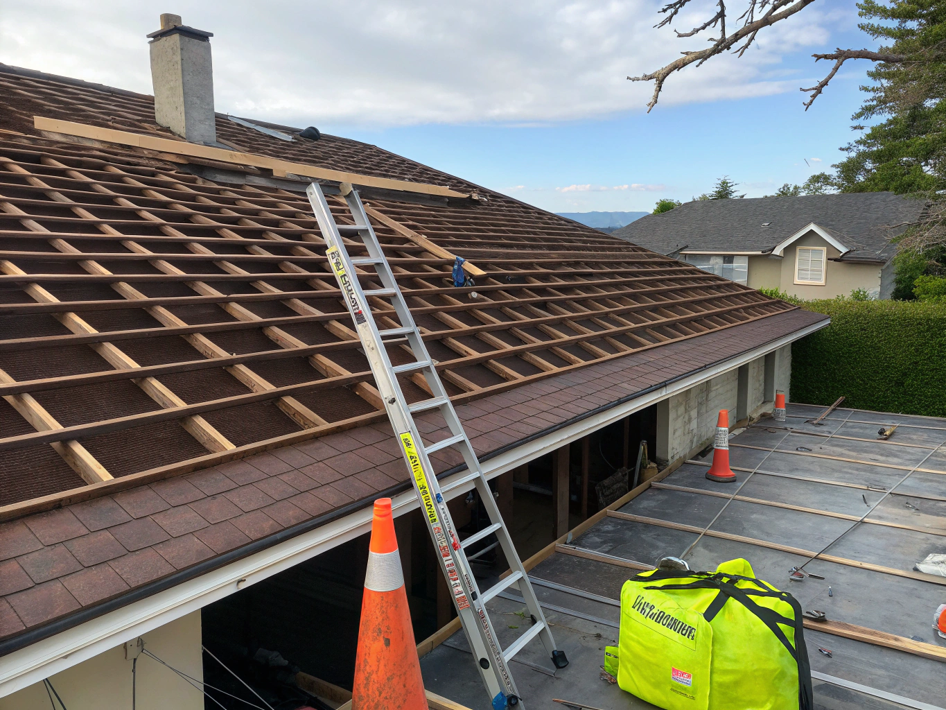 Structural timber roofing and bespoke garden room construction