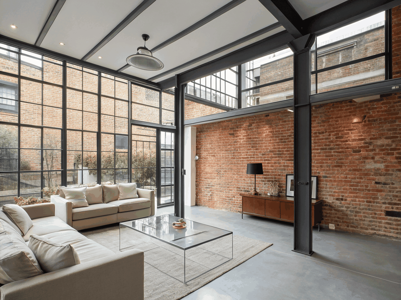 Fully renovated Victorian townhouse living space