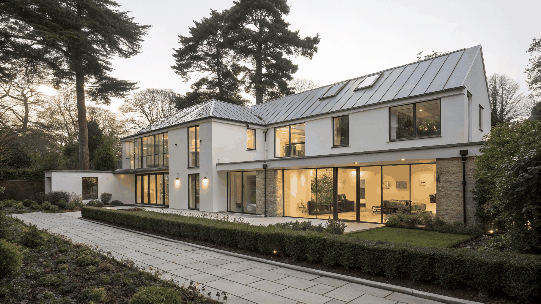 Completed modern home renovation and rear extension in Orpington